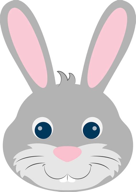 clip art bunny face|More.